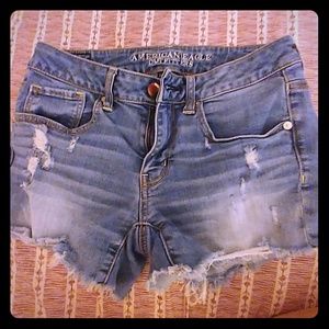 American eagle outfitters demin shorts
